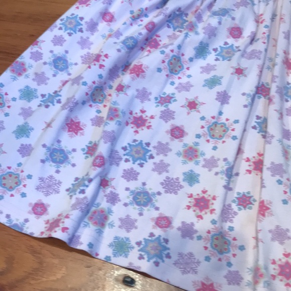 HANNA ANDERSSON 140 Snowflake Print Playdress Daydress - Picture 2 of 5